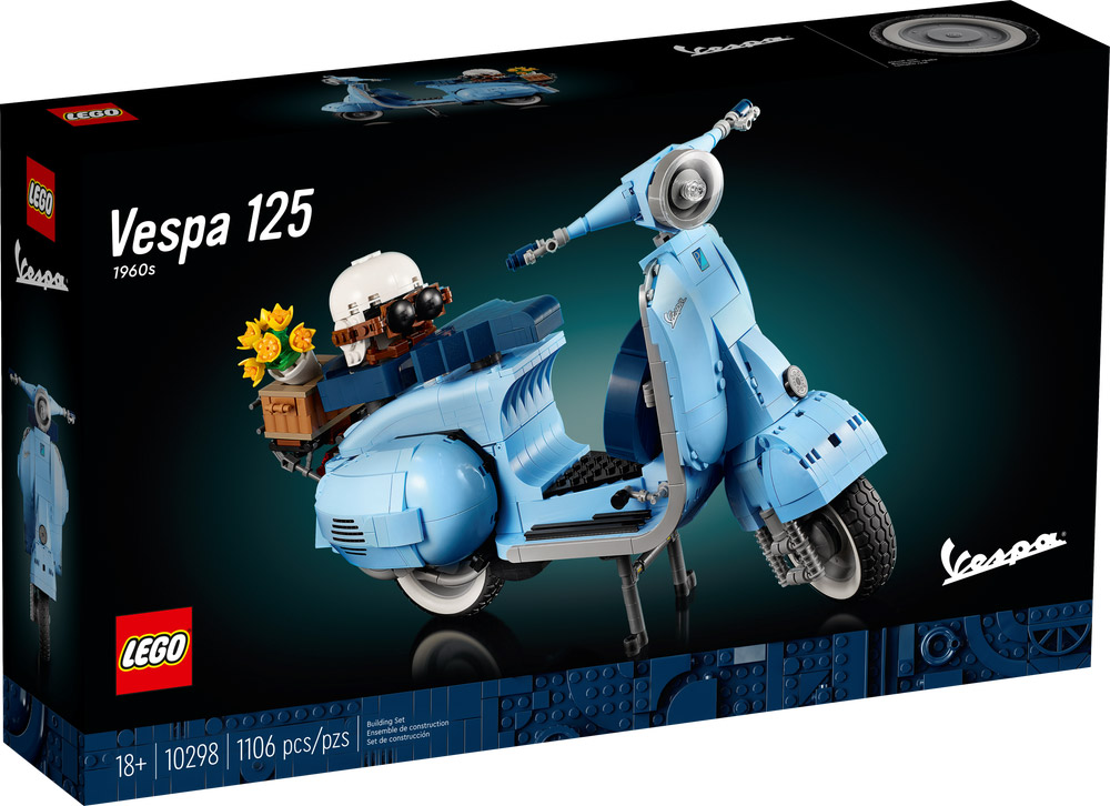 Nouveau LEGO Creator Expert 10298 : Vespa 125