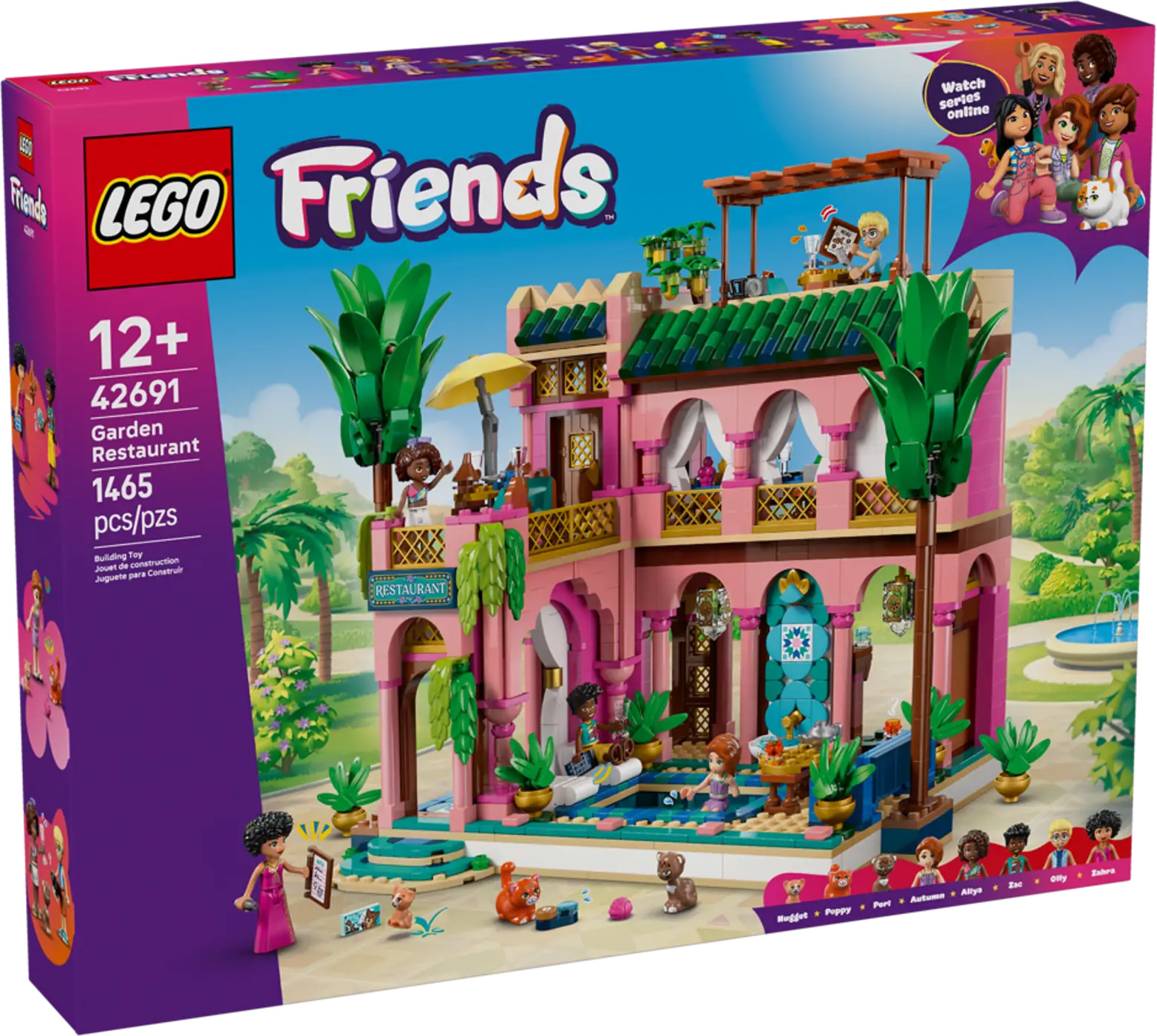 Nouveau LEGO Friends 42691 Le jardin-restaurant // Janvier 2026