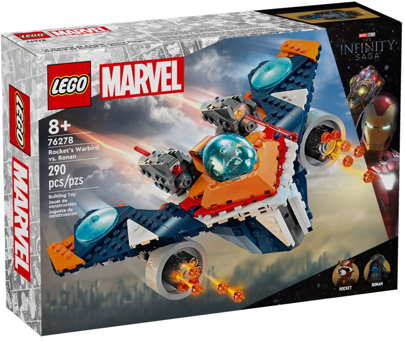 Nouveau LEGO Marvel 76278 Le vaisseau spatial de Rocket contre Ronan // Janvier 2024
