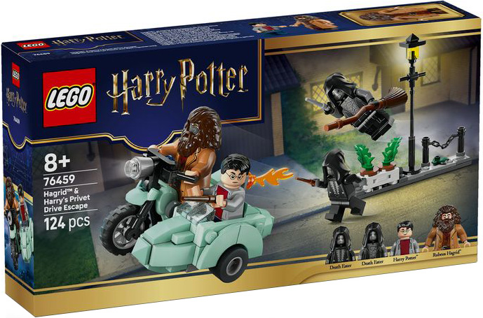 Nouveau LEGO Harry Potter 76459 Hagrid et Harry s’échappent de Privet Drive // Janvier 2026