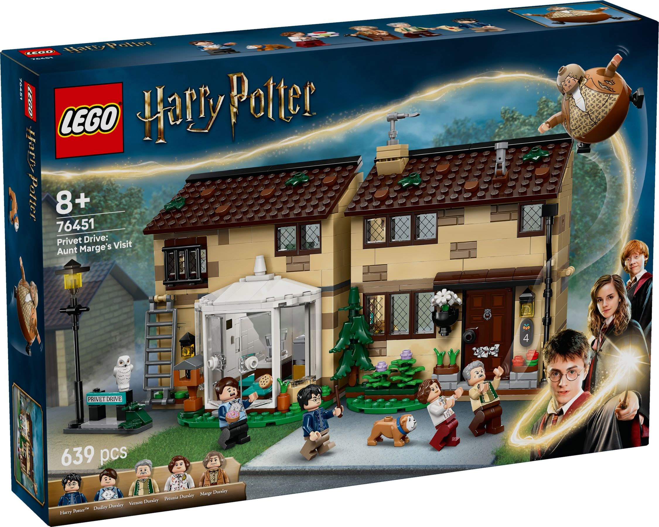 Nouveau LEGO Harry Potter 76451 Privet Drive : la visite de tante Marge // Juin 2025