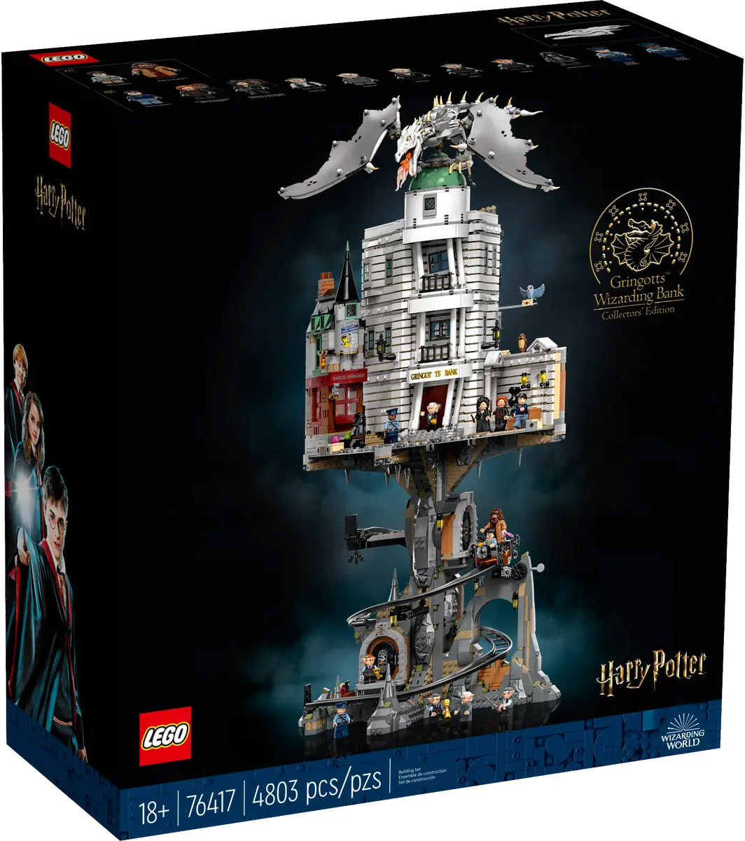 LEGO Harry Potter 76417 La banque des sorciers Gringotts - Prix LEGO : 429,99€ > 343,99€