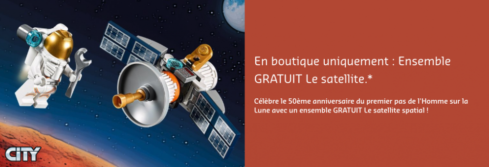 Cadeau #3 : LEGO City 30365 - Le satellite spatial