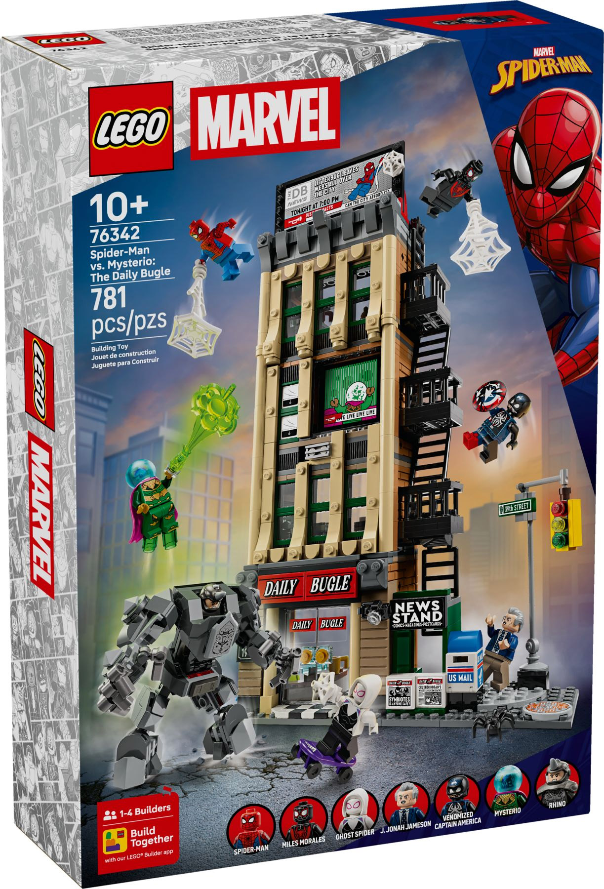 Nouveau LEGO Marvel 76342 Spider-Man contre Mystério : le Daily Bugle // Janvier 2026