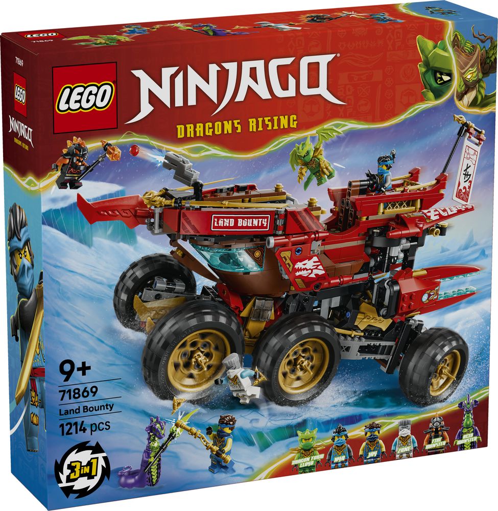 Nouveau LEGO Ninjago 71869 Land Bounty // Juin 2026