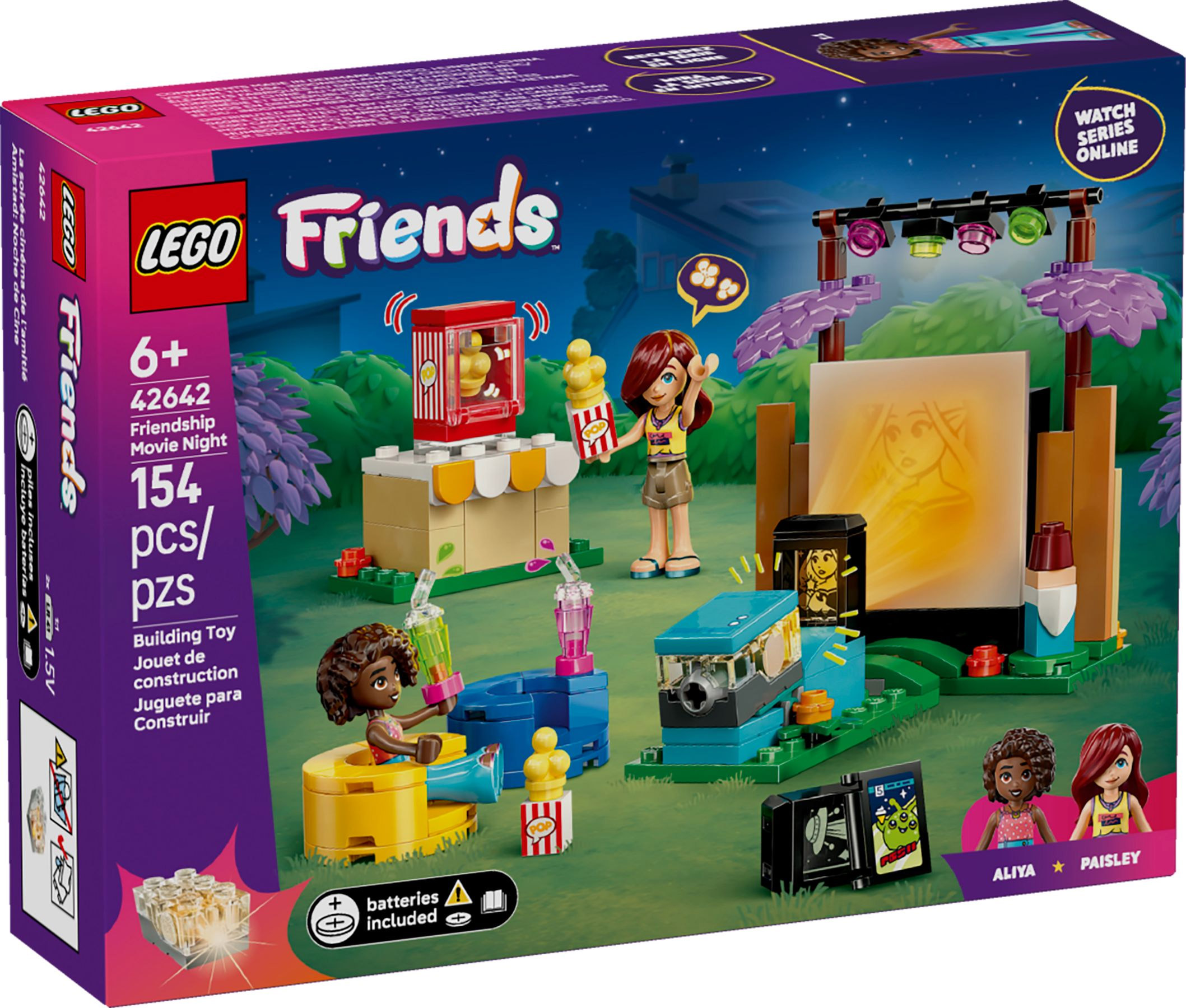 Nouveau LEGO Friends 42642 Soirée cinéma entre amies // Juin 2025