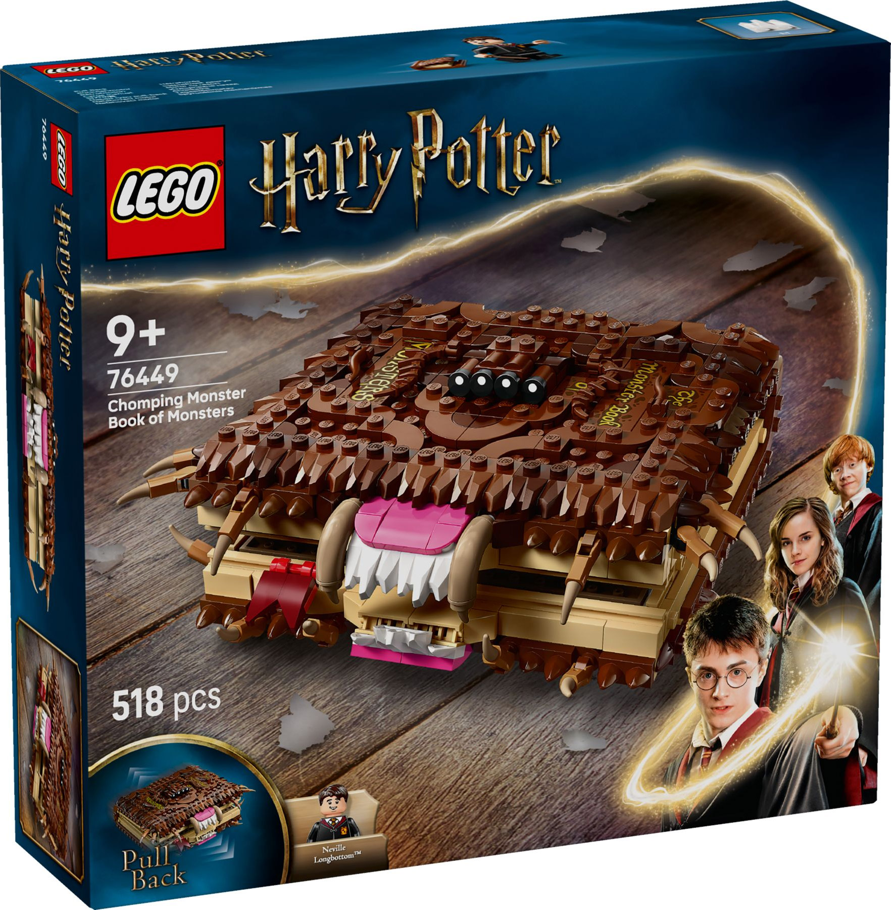 Nouveau LEGO Harry Potter 76449 Le monstrueux livre des monstres // Juin 2025