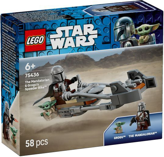Nouveau LEGO Star Wars 75436 Le speeder bike du Mandalorien et Grogu // Janvier 2026