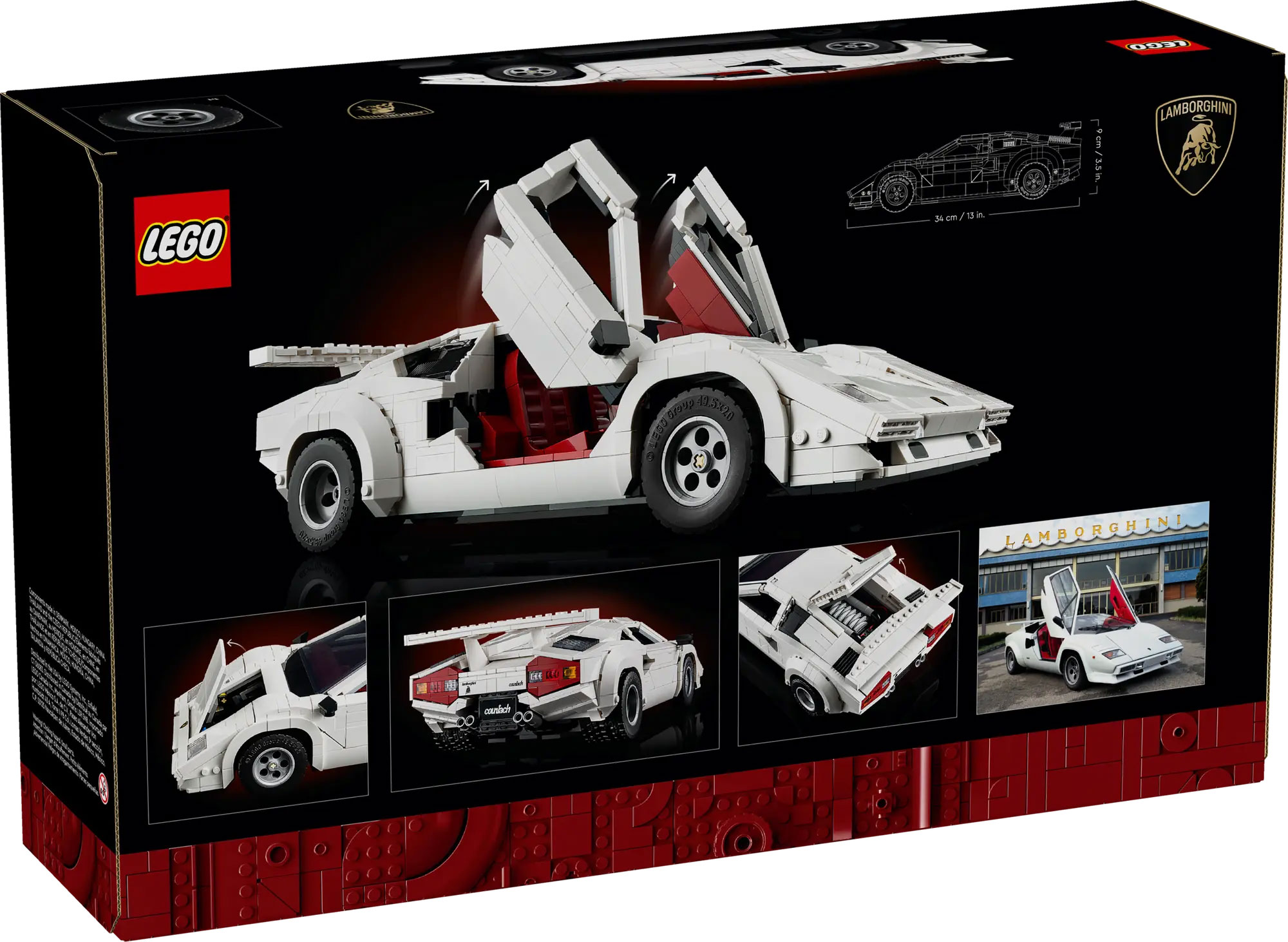 Nouveau LEGO Icons 10337 Lamborghini Countach 5000 Quattrovalvole // Juillet 2024
