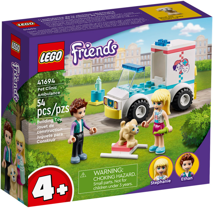 LEGO Friends 41694 Pet Clinic Ambulance - Prix LEGO : 9,99€
