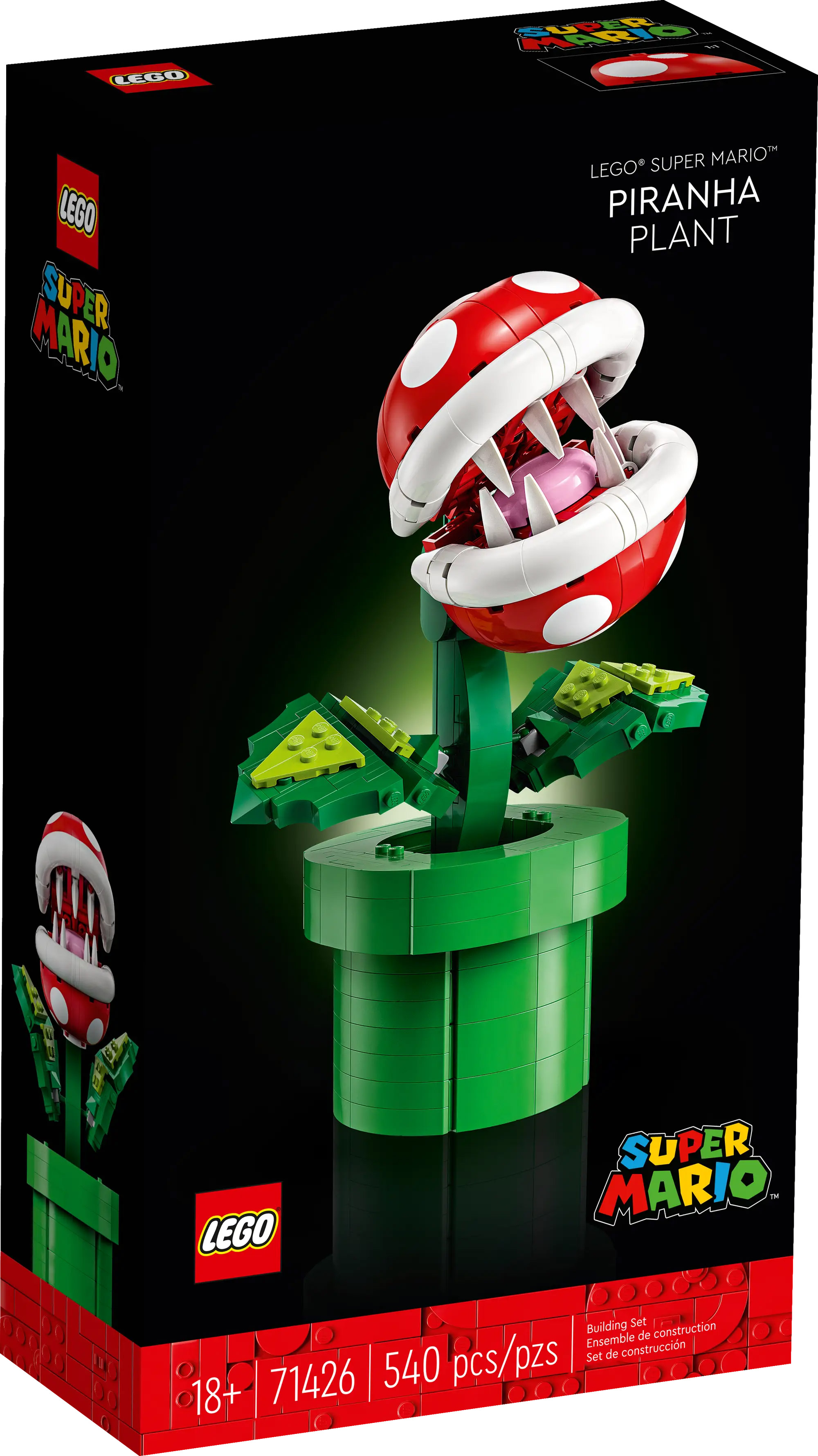 LEGO Super Mario 71426 Plante Piranha - Prix LEGO : 64,99€ > 51,99€