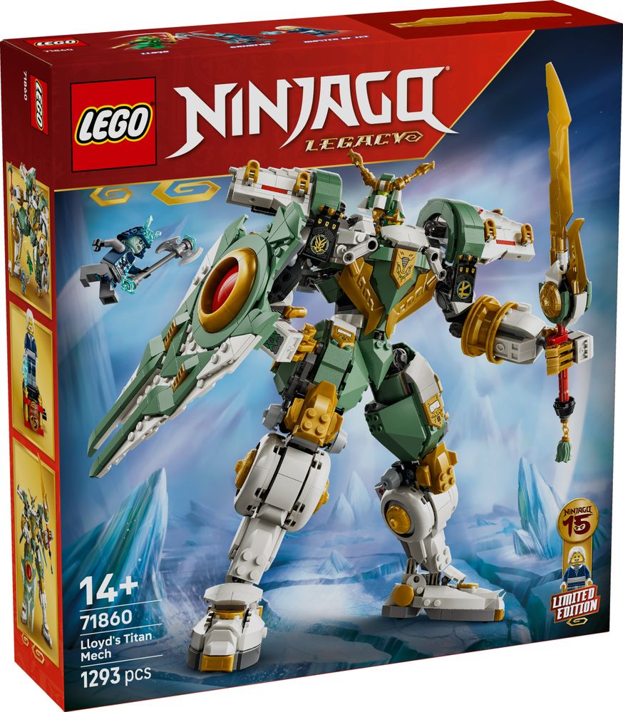 Nouveau LEGO Ninjago 71860 Lloyd's Titan Mech // Mars 2026