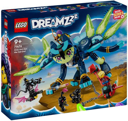 Nouveau LEGO Dreamzzz 71476 Zoey and Zian the Cat-Owl // Janvier 2024