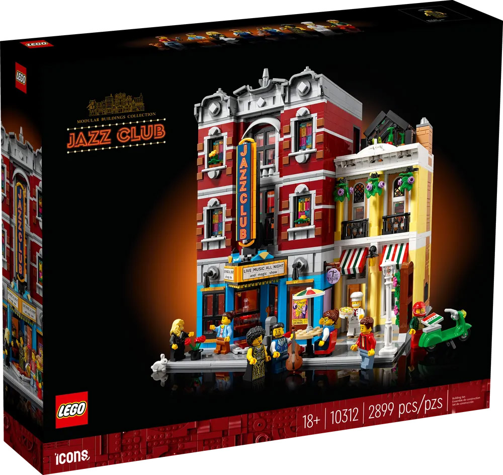 LEGO Icons 10312 Le club de jazz (Modular) - Prix LEGO : 229,99€ > 183,99€