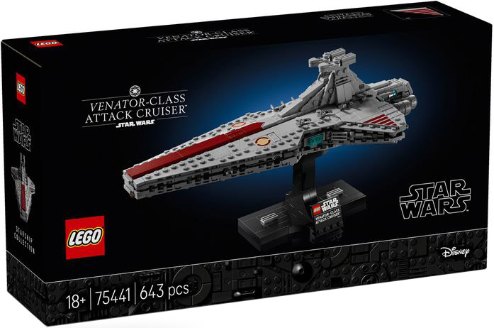 Nouveau LEGO Star Wars 75441 Le croiseur d’assaut de classe Venator // Janvier 2026