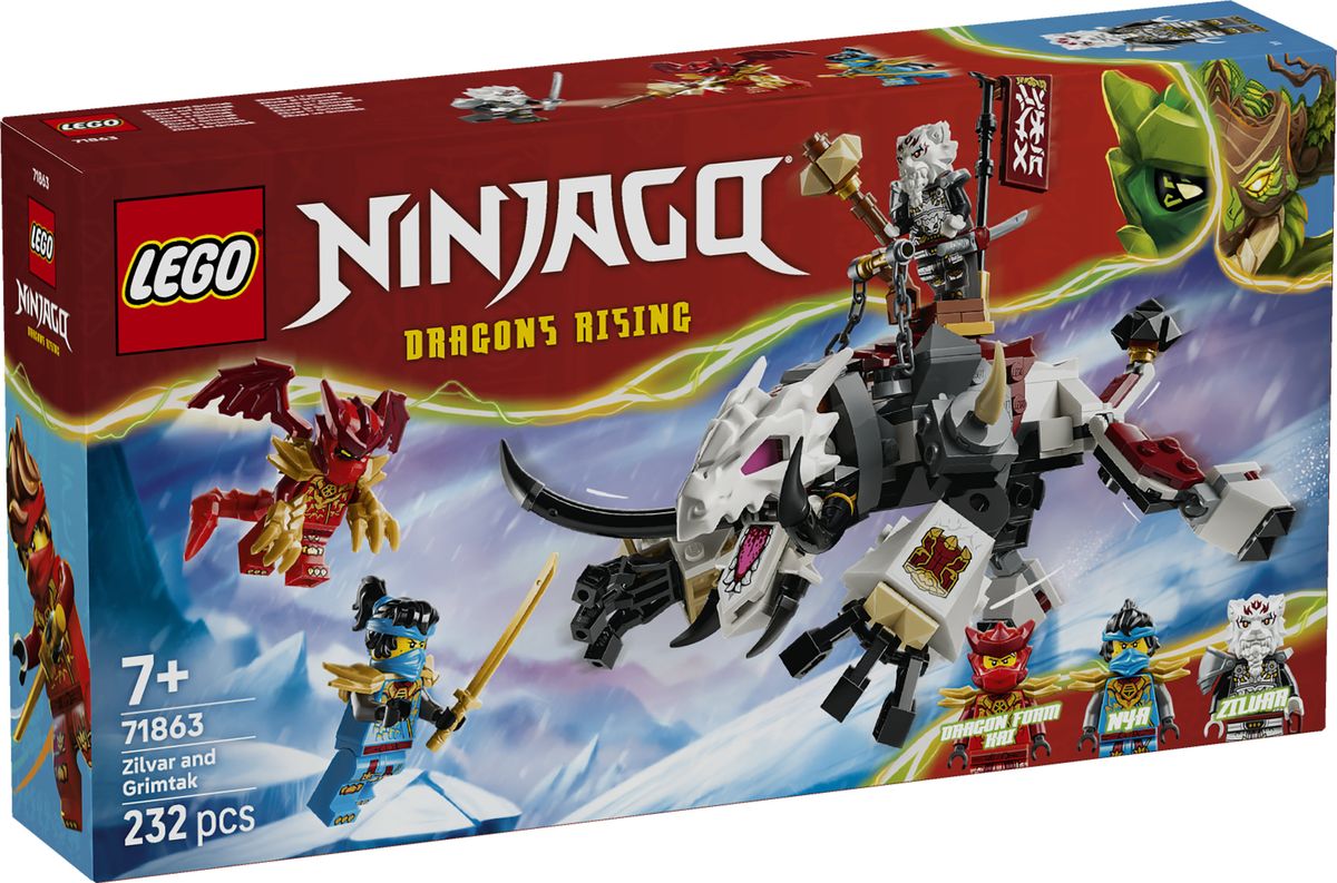 Nouveau LEGO Ninjago 71863 Zilvar and Grimtak // Juin 2026