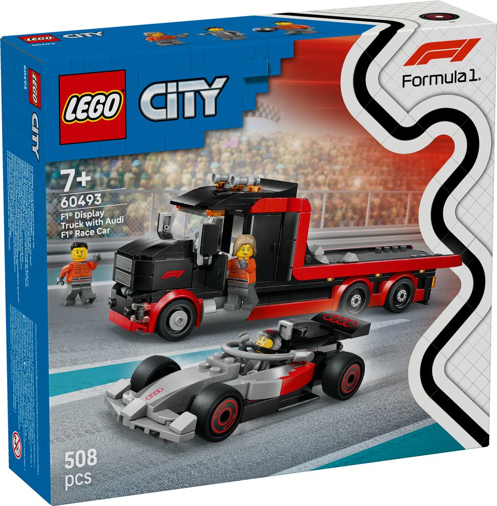 Nouveau LEGO City 60493 F1 Display Truck with Audi F1 Race Car // Mars 2026