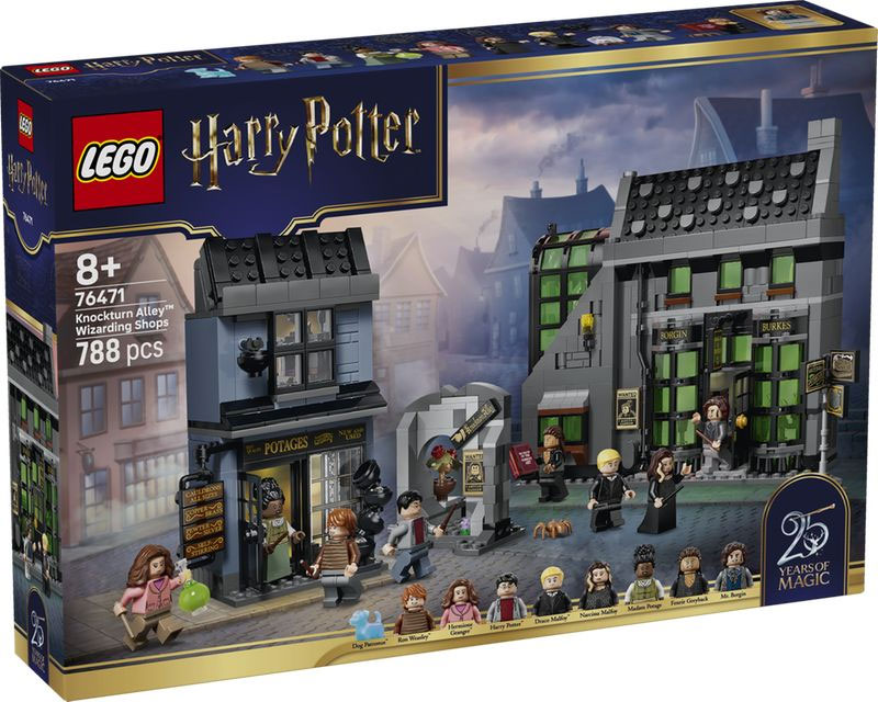 Nouveau LEGO Harry Potter 76471 Knockturn Alley Wizarding Shops // Juin 2026