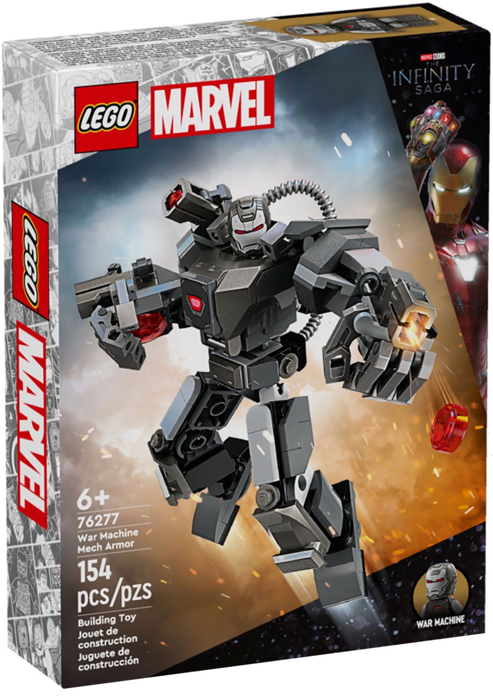 Nouveau LEGO Marvel 76277 L’armure robot de War Machine // Janvier 2024