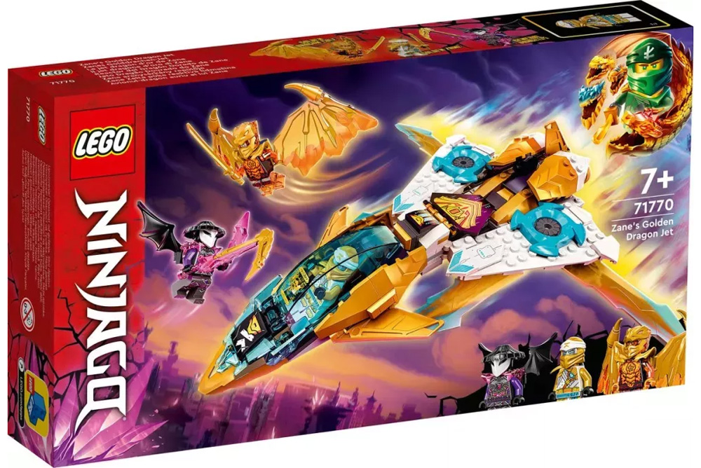 LEGO Ninjago 71770 Zane's Golden Dragon Jet // Juin 2022