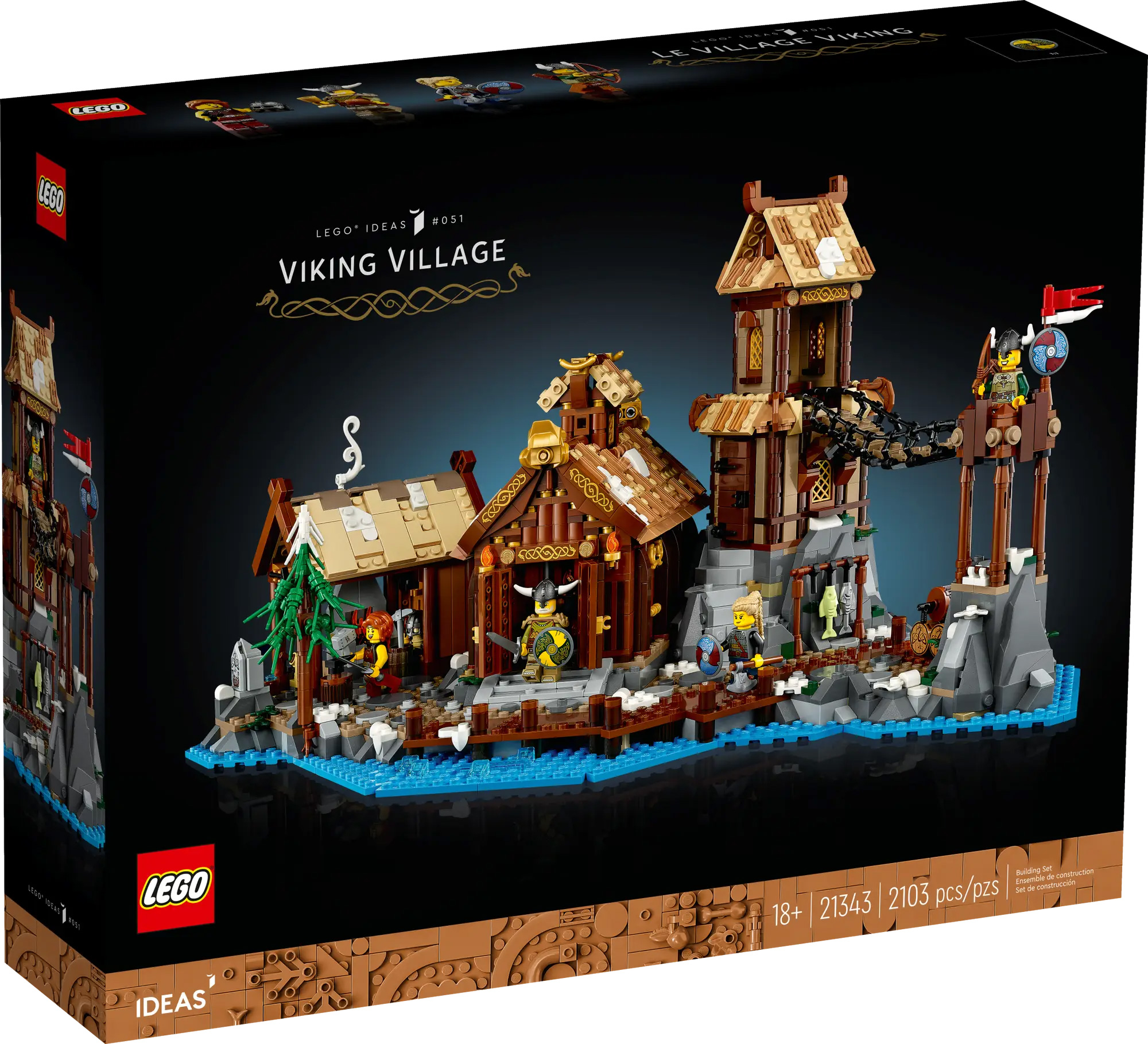 Nouveau LEGO Ideas 21343 Le Village Viking // Octobre 2023
