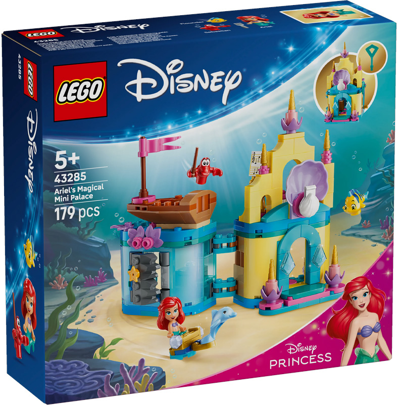 Nouveau LEGO Disney 43285 Le palais magique d’Ariel miniature // Janvier 2026