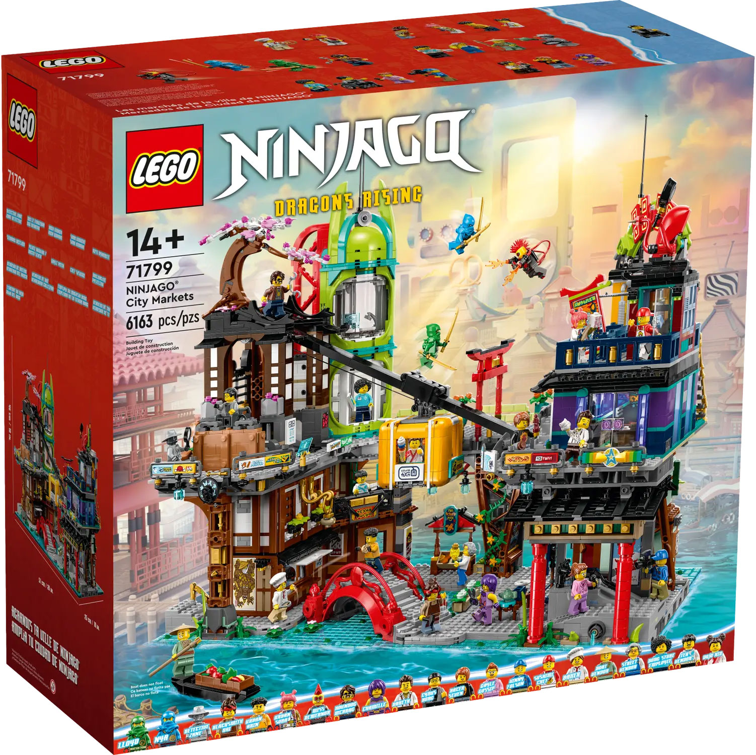 - LEGO Ninjago 71799 Ninjago City Markets - Prix LEGO : 369,99€