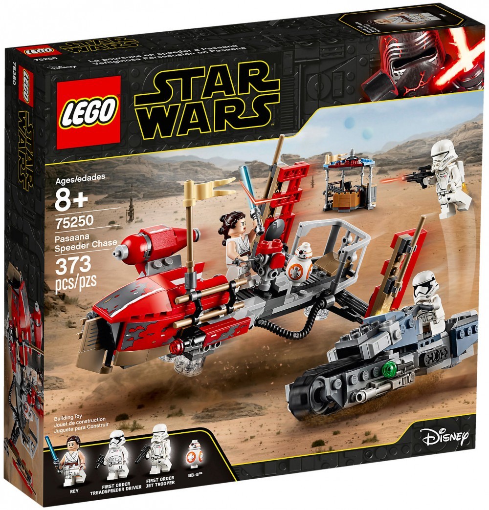 Nouveau LEGO Star Wars 75250 La course-poursuite en speeder sur Pasaana