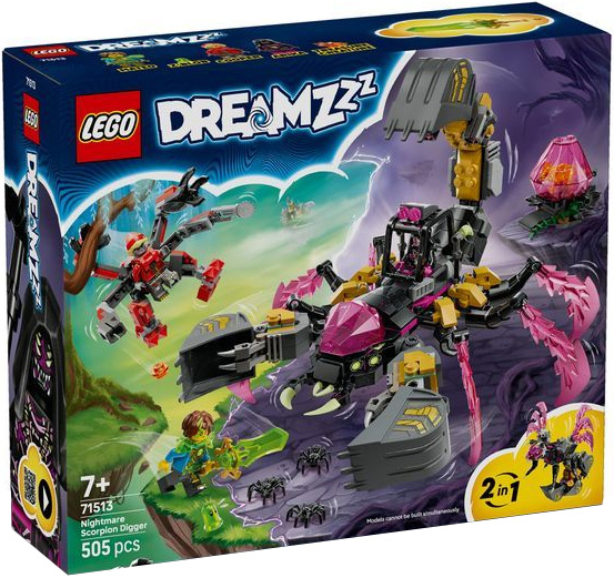 Nouveau LEGO DreamZzz 71513 La pelleteuse scorpion des cauchemars // Janvier 2026