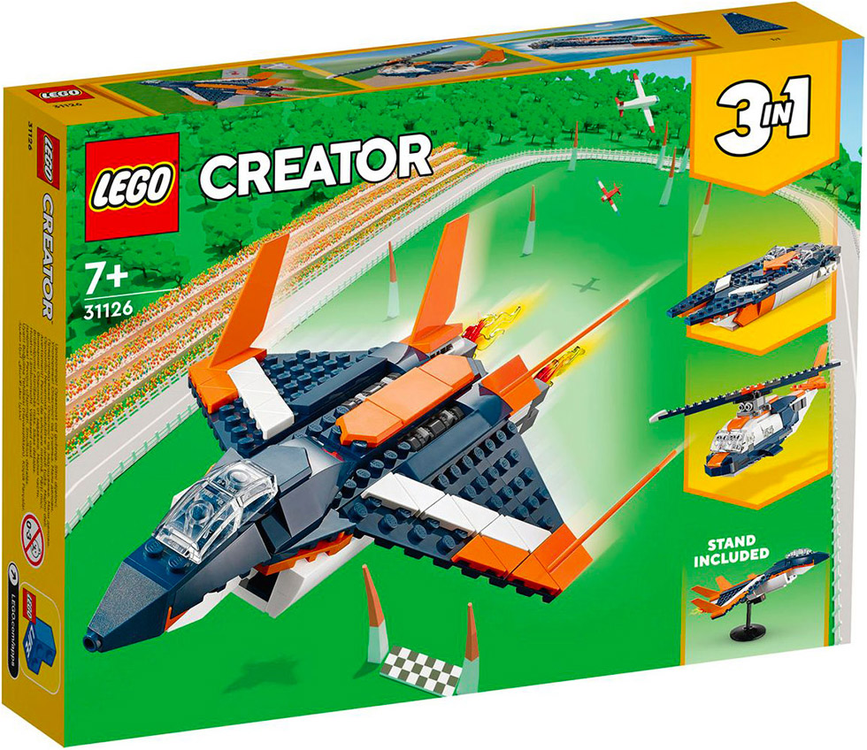 LEGO Creator 31126 Supersonic Jet - Prix LEGO : 19,99€