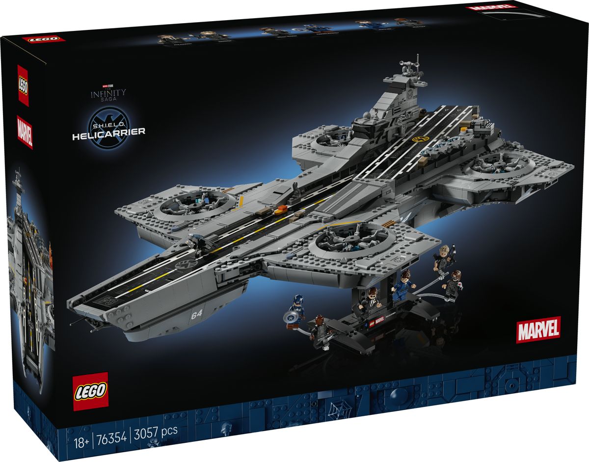 Nouveau LEGO Marvel 76354 S.H.I.E.L.D. Helicarrier // Juin 2026