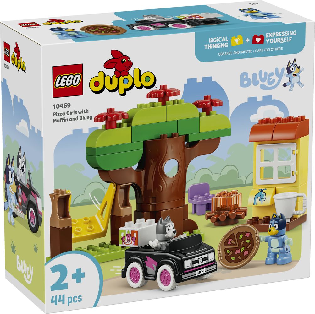 Nouveau LEGO Duplo 10469 Pizza Girls with Muffin and Bluey // Juin 2026
