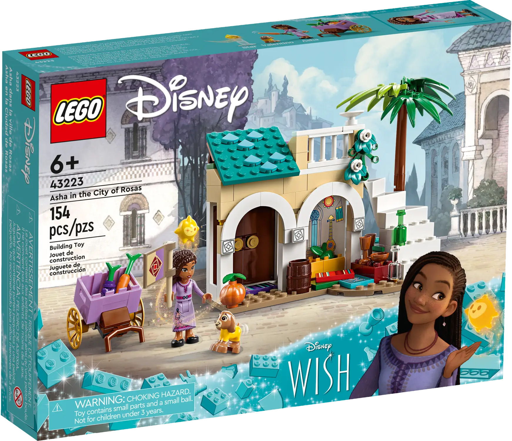 Nouveau LEGO 43223 Asha dans la ville de Rosas // Octobre 2023