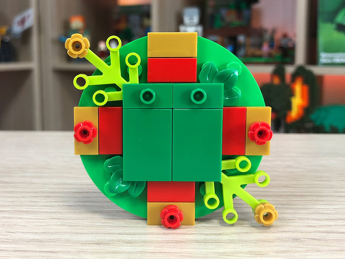 Le socle permettant de positionner le tigre