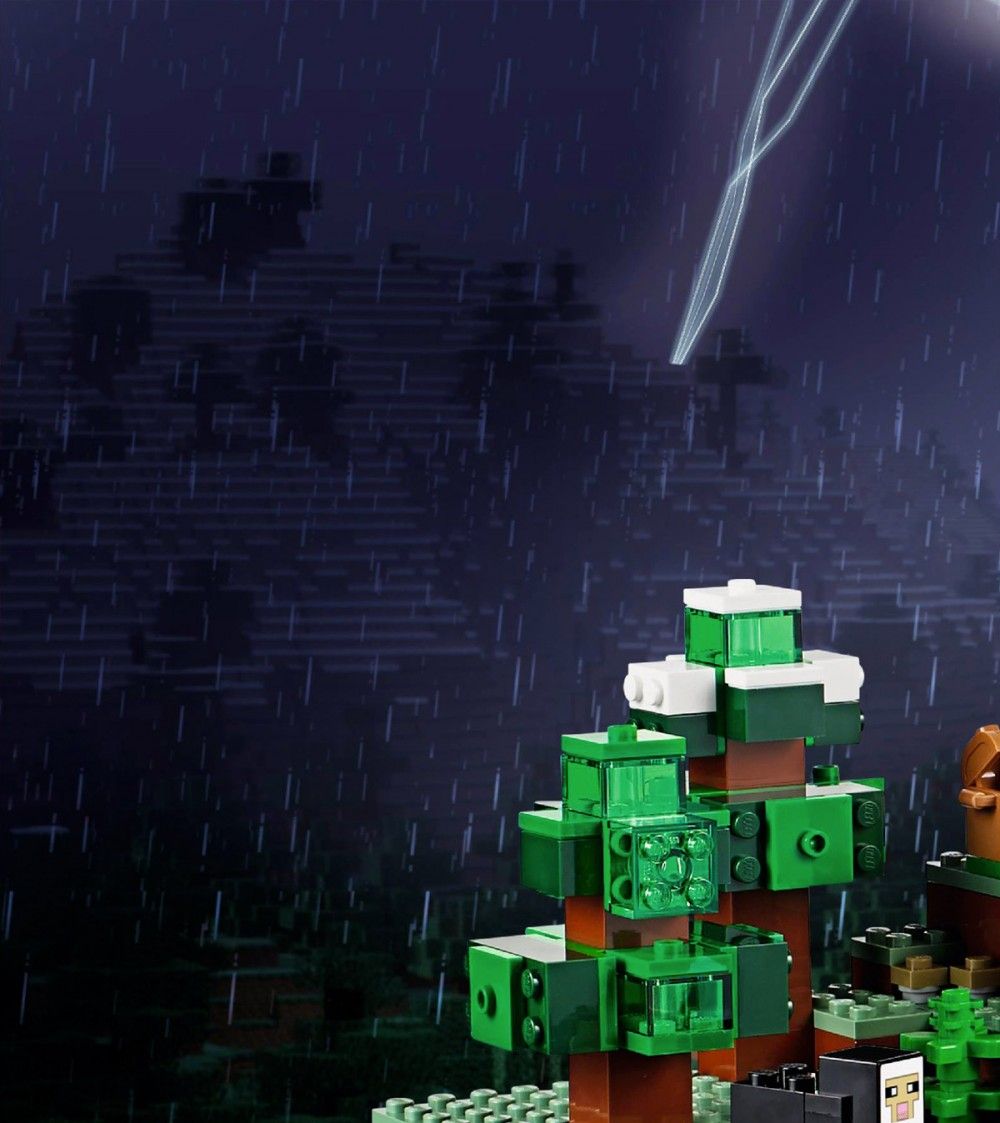 Teasing du nouveau LEGO Minecraft 21137 The Mountain Cave