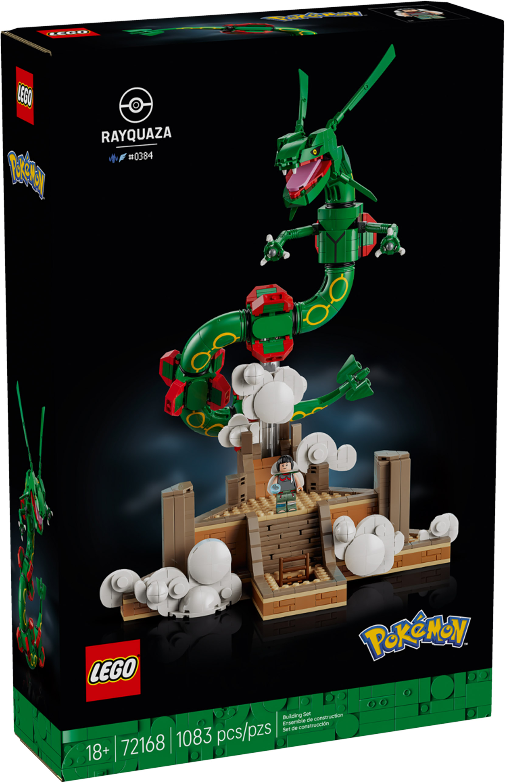 Nouveau LEGO Pokémon 72168 Rayquaza // Août 2026