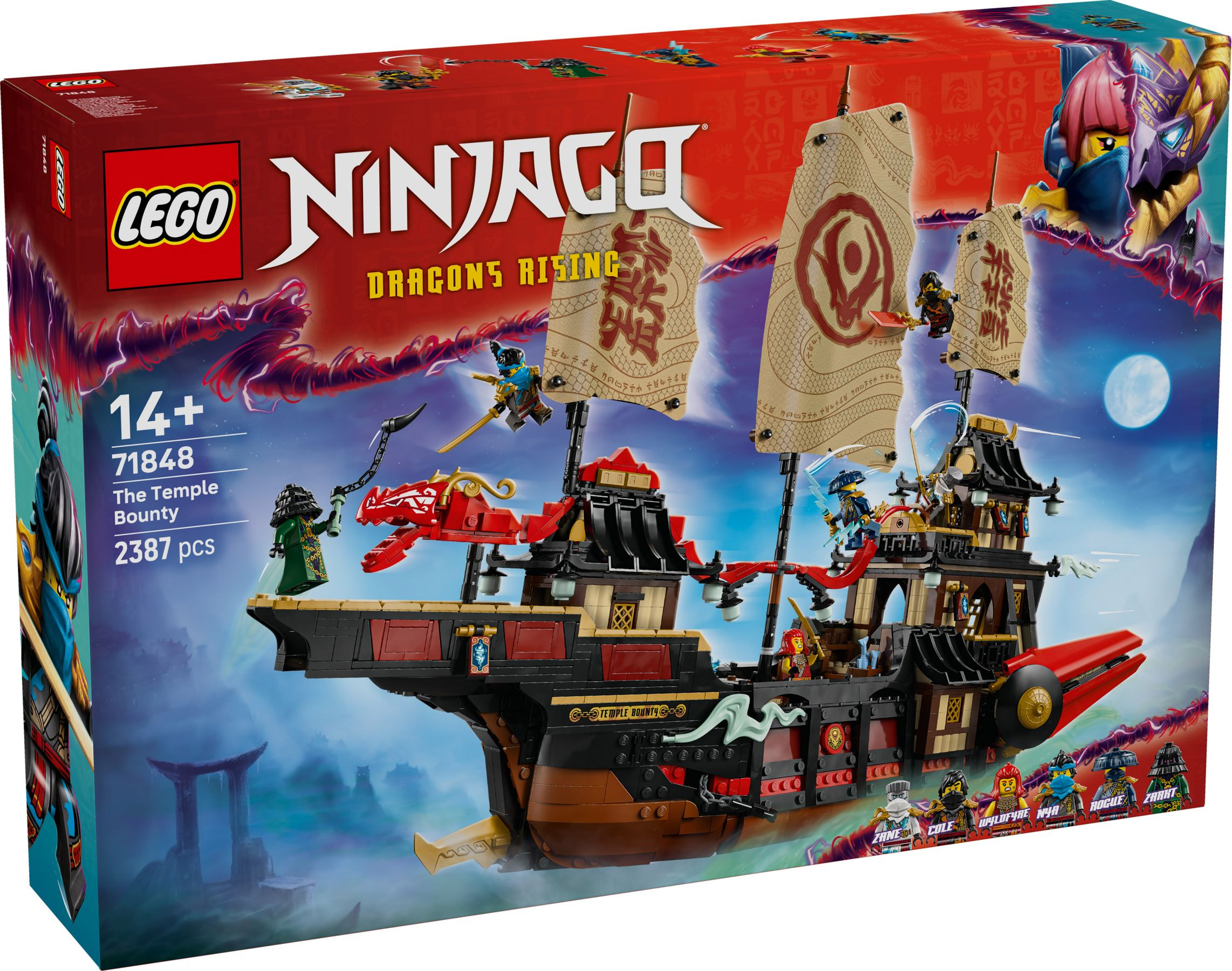 Nouveau LEGO Ninjago 71848 Le temple Bounty // Juin 2025