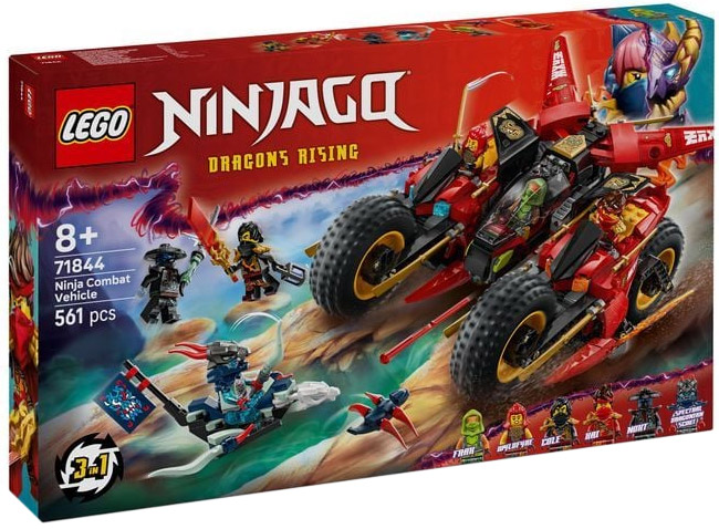 Nouveau LEGO Ninjago 71844 Le véhicule de combat des ninjas // Juin 2025