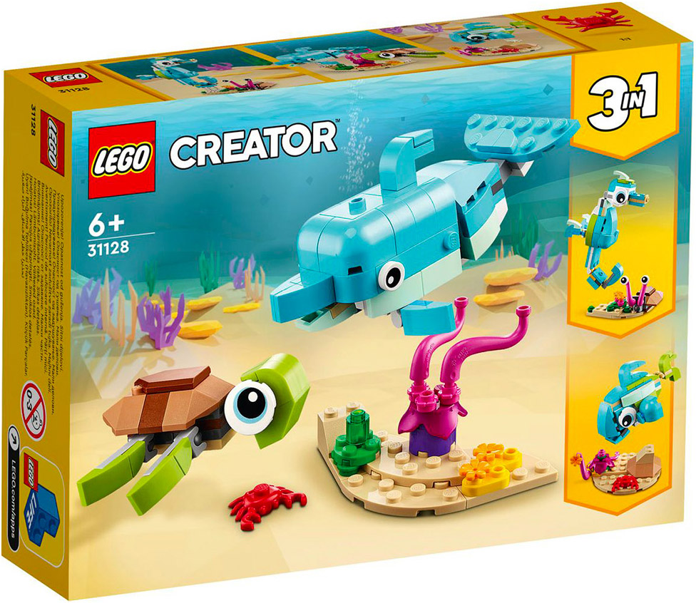 LEGO Creator 31128 Dolphin and Turtle - Prix LEGO : 9,99€