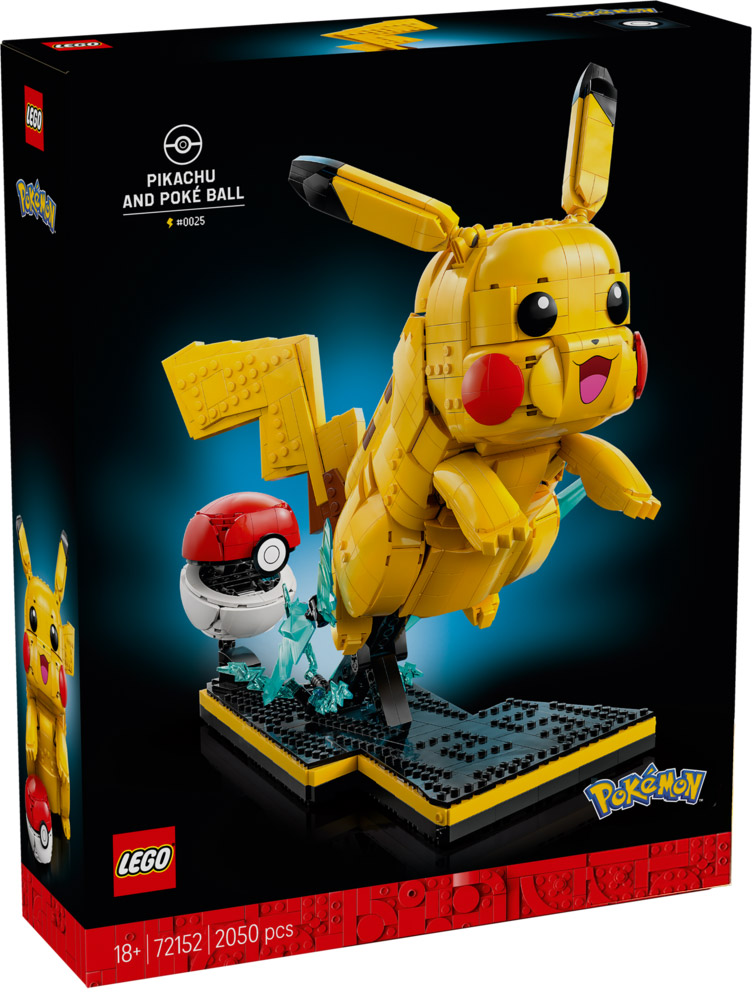 Nouveau LEGO Pokémon 72152 Pikachu et Poké Ball