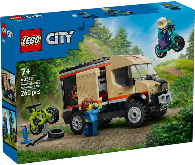 Nouveau LEGO City 60512 Mountain Bike Adventure Van // Juin 2026