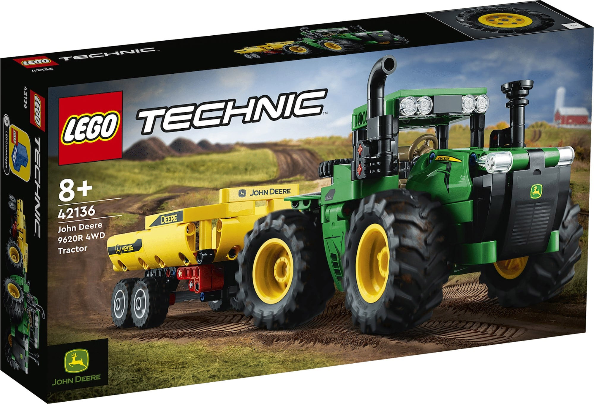 LEGO Technic 42136 John Deere 9620R 4WD Tractor - Prix LEGO : 29,99€