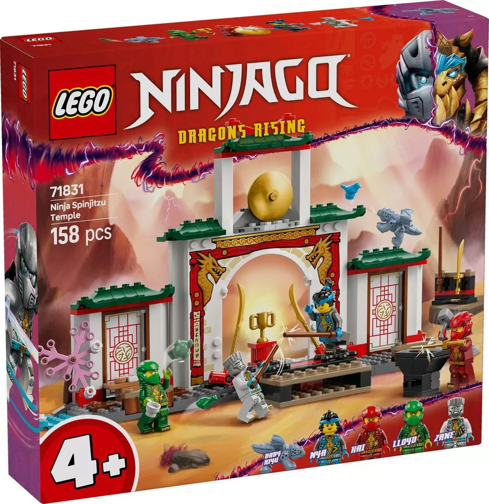 Nouveau LEGO Ninjago 71831 Le temple de Spinjitzu des ninjas // Janvier 2025