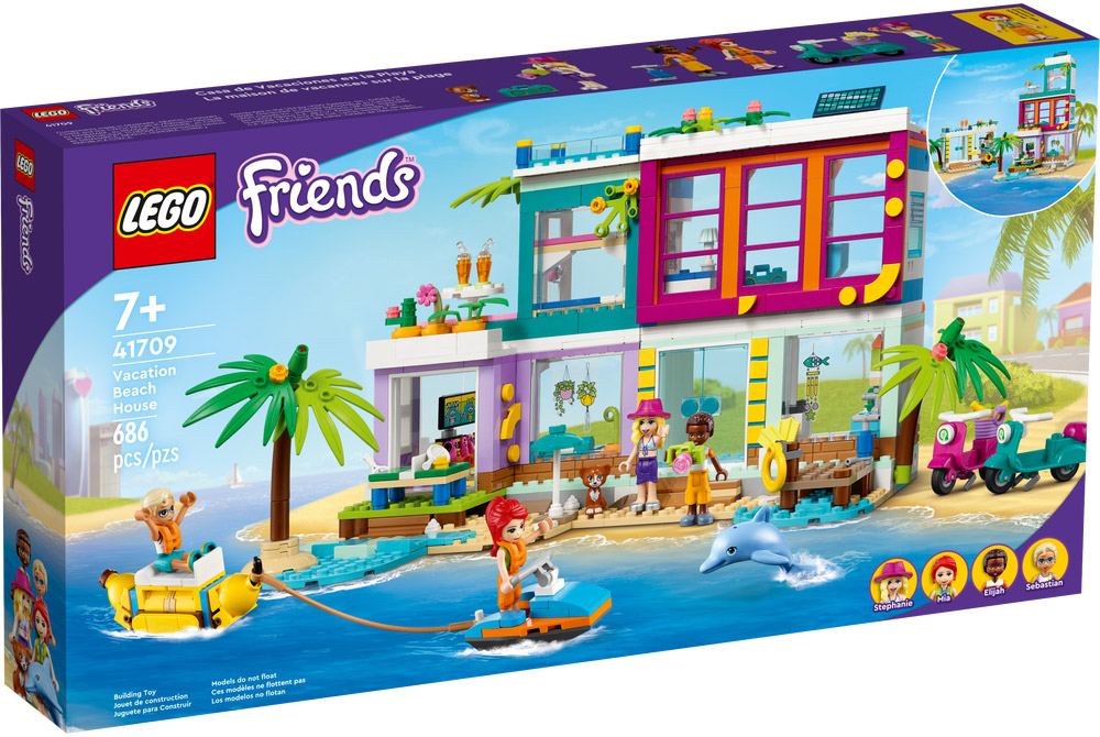 LEGO Friends 41709 Vacation Beach House - Prix LEGO : 69,99€