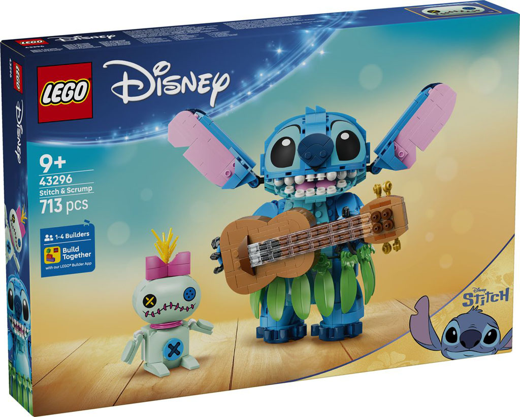 Nouveau LEGO Disney 43296 Stitch & Scrump // Juin 2026
