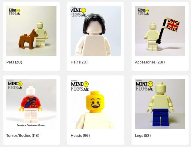100 LEGO Aléatoire Assortis Minifigures avec accessoires Mini figues toutes les parties du corps 