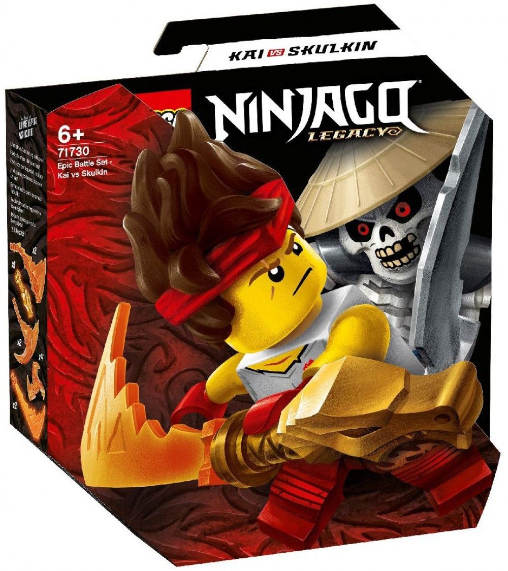 Nouveau LEGO Ninjago 70730 Epic Battle Set - Kai vs Skulkin // Janvier 2021