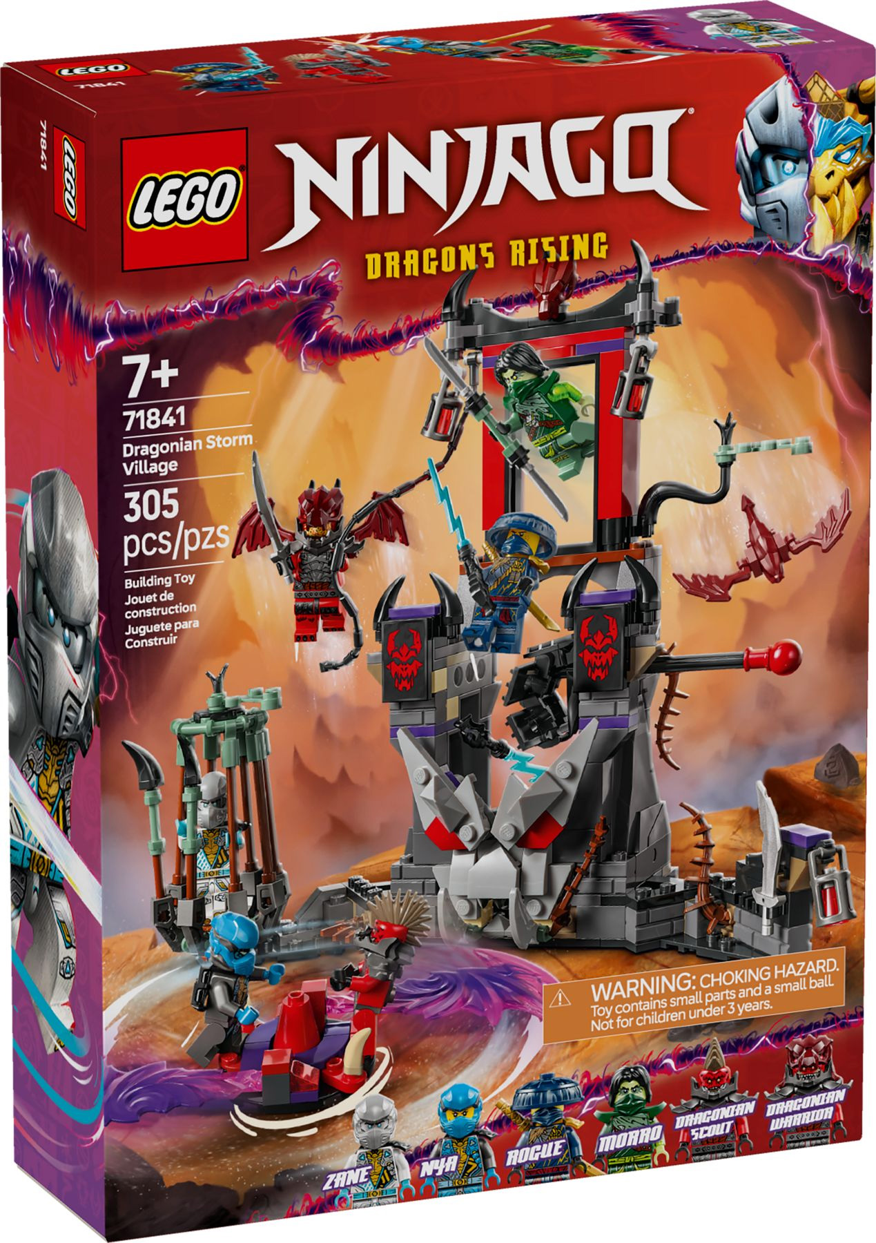 Nouveau LEGO Ninjago 71841 Le village de la tempête draconique // Janvier 2025