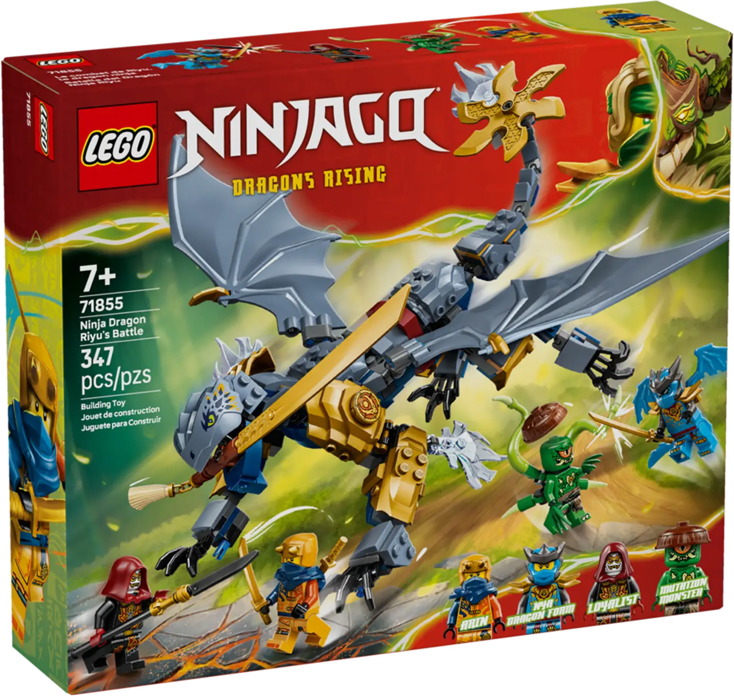 Nouveau LEGO Ninjago 71855 Ninja Dragon Riyu's Battle // Janvier 2026