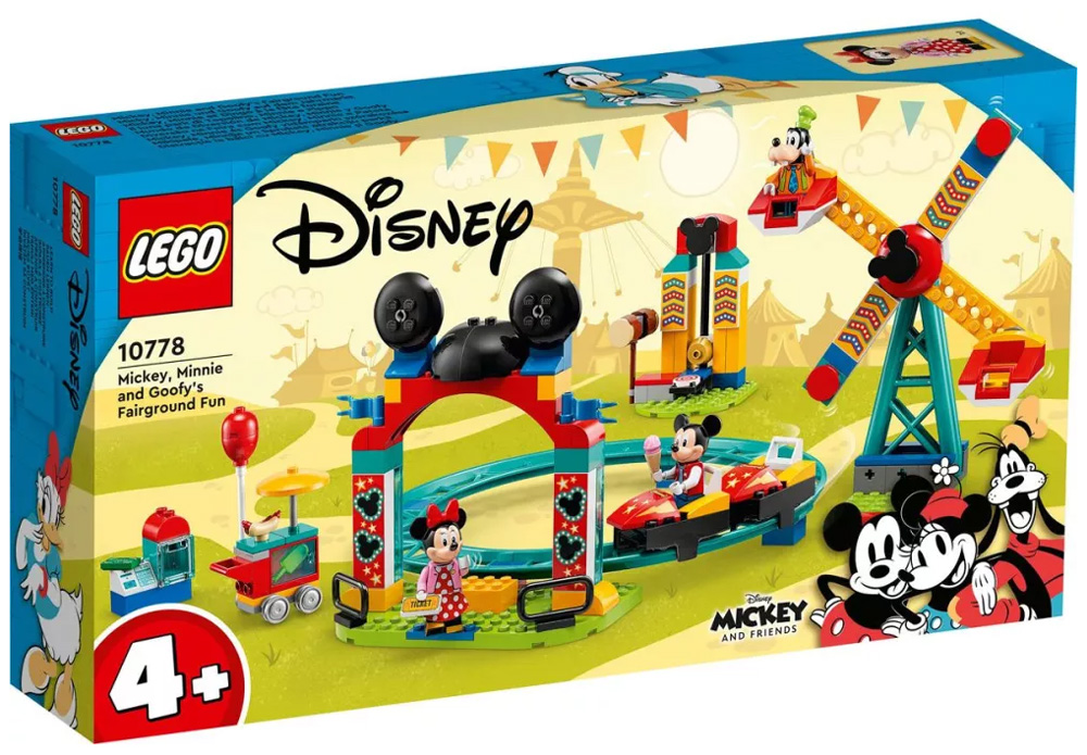 LEGO Disney 10778 Mickey, Minnie and Goofy's Faiground Fun // Juin 2022